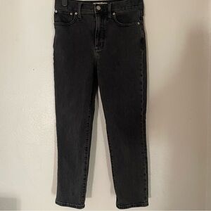 Madewell The Perfect Vintage Skinny Jean Black 26 Petite